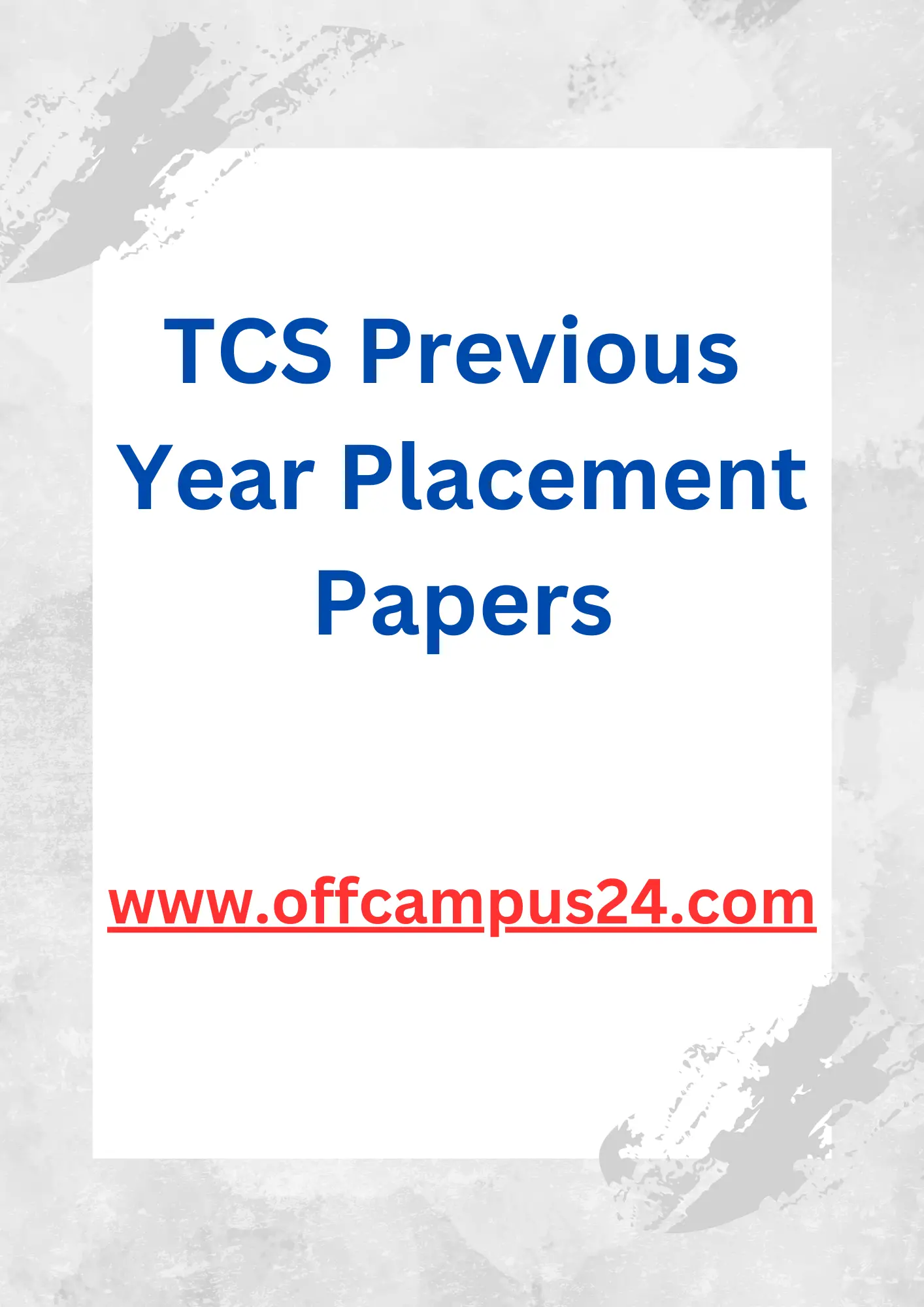 TCS previous year papers, TCS question papers, TCS placement papers, TCS sample papers, TCS interview questions, TCS written test papers, TCS recruitment test papers, TCS technical interview questions, TCS aptitude test papers, TCS coding test papers